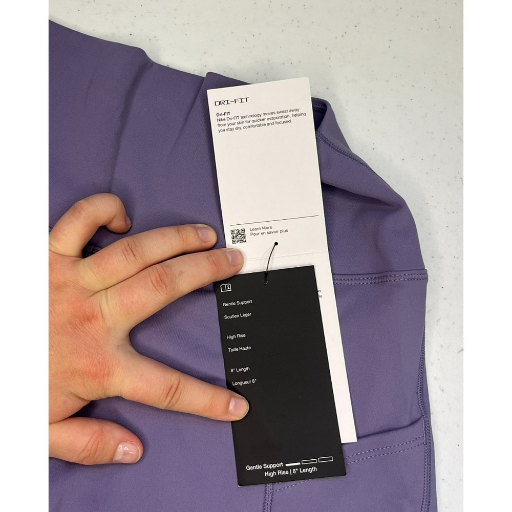 Purple Nike Womens Small Biker Shorts - Picture 3 of 3